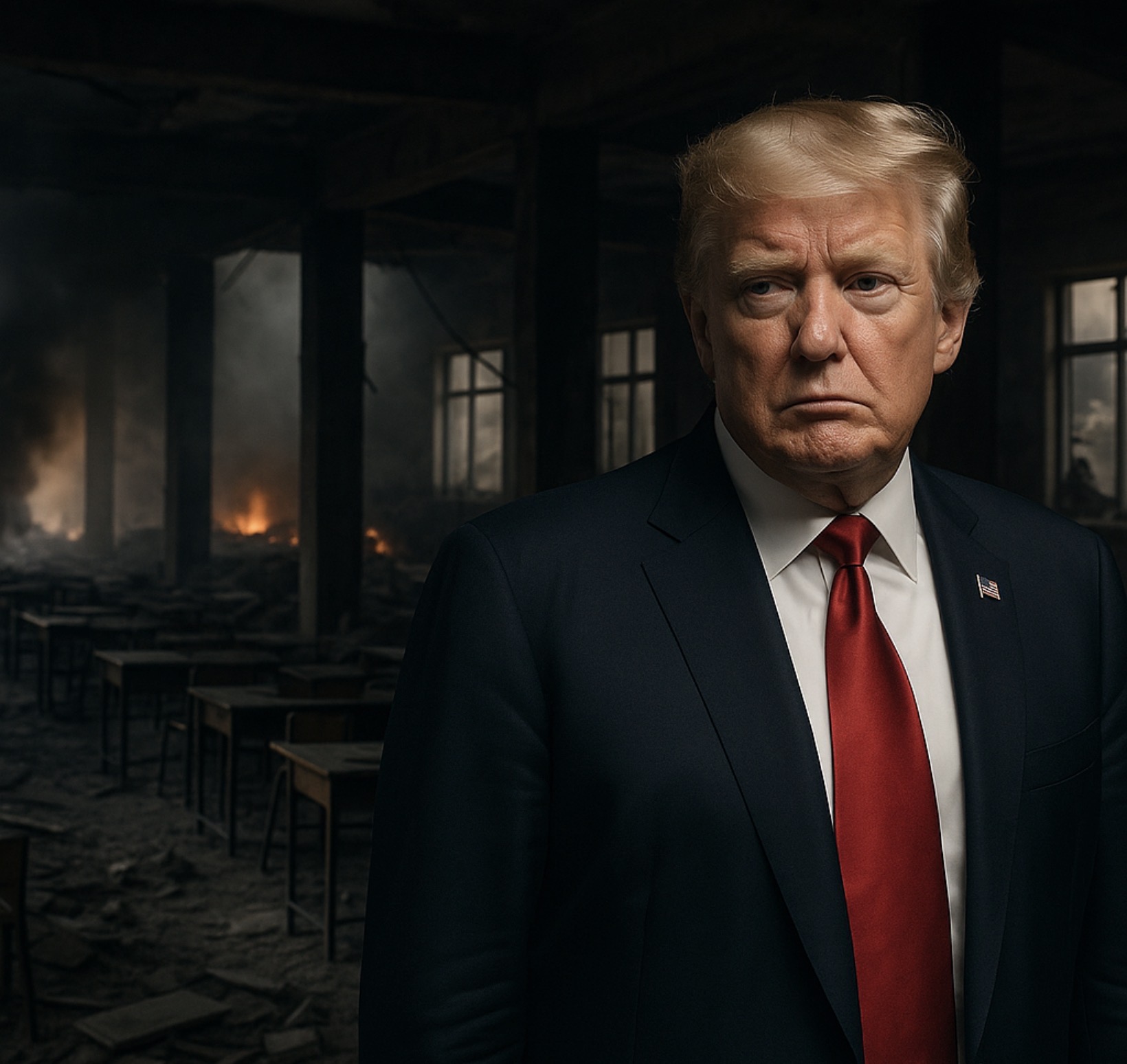 TRUMP DISMISSES U.S. RESPONSIBILITY FOR FATAL IRAN SCHOOL STRIKE 🎯